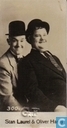 Albumplaatje - Clovis Chocolates - Stan Laurel & Oliver Hardy