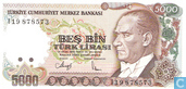 Turkije 5000 Lirasi 