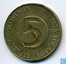 Slovenië 5 tolarjev 1997