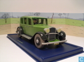 De limousine van Mitsuhirato uit "De Blauwe Lotus"