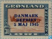 30 blauw/bruin/rood