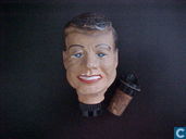 Flessenstopper met hoofd John F. Kennedy 