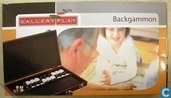 Backgammon in grote koffer