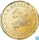 Monaco 20 cent 2001