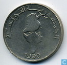 Tunesië 1 dinar 1990