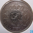 Netherlands 2½ gulden 1969 (rooster) "v1k1"