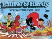 Story,paint and crayon book