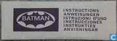 Corgi 267 Batmobile Accessoires :  Instructions envelope  V1 & V2  1966