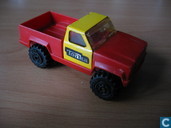 Mini Tonka rood met gele pickup (1978)