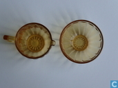 Glass / crystal - Kristalunie - Bambusa Roomstel amber