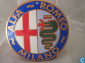 Emaille Reklamebord : Alfa Romeo