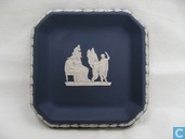Wedgwood Vierkant Bordje Gezellig Tafereel