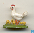 Kip met kuikens