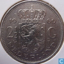 Netherlands 2½ gulden 1969 (rooster - v2k1)
