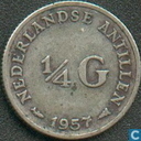 Nederlandse Antillen 1/4 gulden 1957