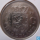 Netherlands 2½ gulden 1971