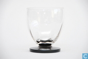 Pluvius Waterglas blank-zwart