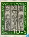 Stamps - German Federal Republic - Lübeck-Marienkirche