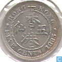 Hongkong 5 cents 1885 