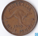 Australië ½ penny 1950
