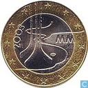Finland 5 euro 2003 "WK IJshockey"