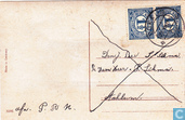 Postcards - Wenskaart: Kerst & Nieuwjaar - gelukkig nieuwjaar 1921