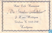 Hotel Café Restaurant "De Stadswijnkelder"