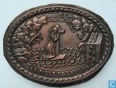 Ovale medaillon " La fille l'éxilé"