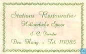 Stations Restauratie Hollandsche Spoor