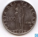 Vaticaan 100 lire 1956