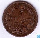Italië 5 centesimi 1862