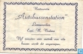 Restauratie "Autobussenstation"