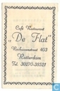 Café Restaurant "De Flat"