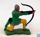 Kneeling archer