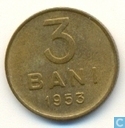 Roemenië 3 bani 1953