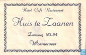 Hotel Café Restaurant Huis te Zaanen