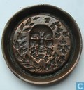 Mallen en matrijzen - Chocoladevormen - ronde medaillon met hoofd
