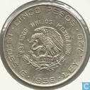 Mexico 5 pesos 1956  