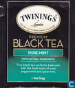 Black tea Pure mint