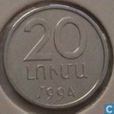 Armenië 20 luma 1994
