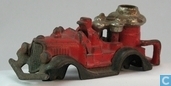 Modellauto - Hubley - gietijzeren Brandweerwagen