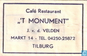 Café Restaurant " 't Monument"