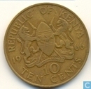 Kenia 10 cents 1966