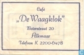 Café "De Waagklok"