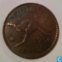 Australië 1 penny 1956 (zonder punt)