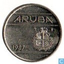 Aruba 25 cents 1987