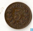 Noorwegen 5 øre 1902