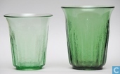 Glass / crystal - Kristalunie - Bambusa Vaas 152 mm vert-chine