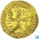 Frankrijk gouden écu 1519 (Lyon)