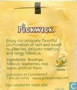 Theezakje / label - Pickwick 2 (open blad) - Wild Raspberry Rose